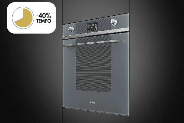 Piekarnik z funkcją mikrofali Smeg SO6104M2PB3